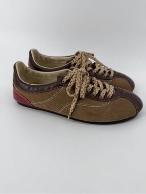 ZARA x Disney Harry Lambert Panelled Suede Trainers Retro Bowling Shoes 37 7